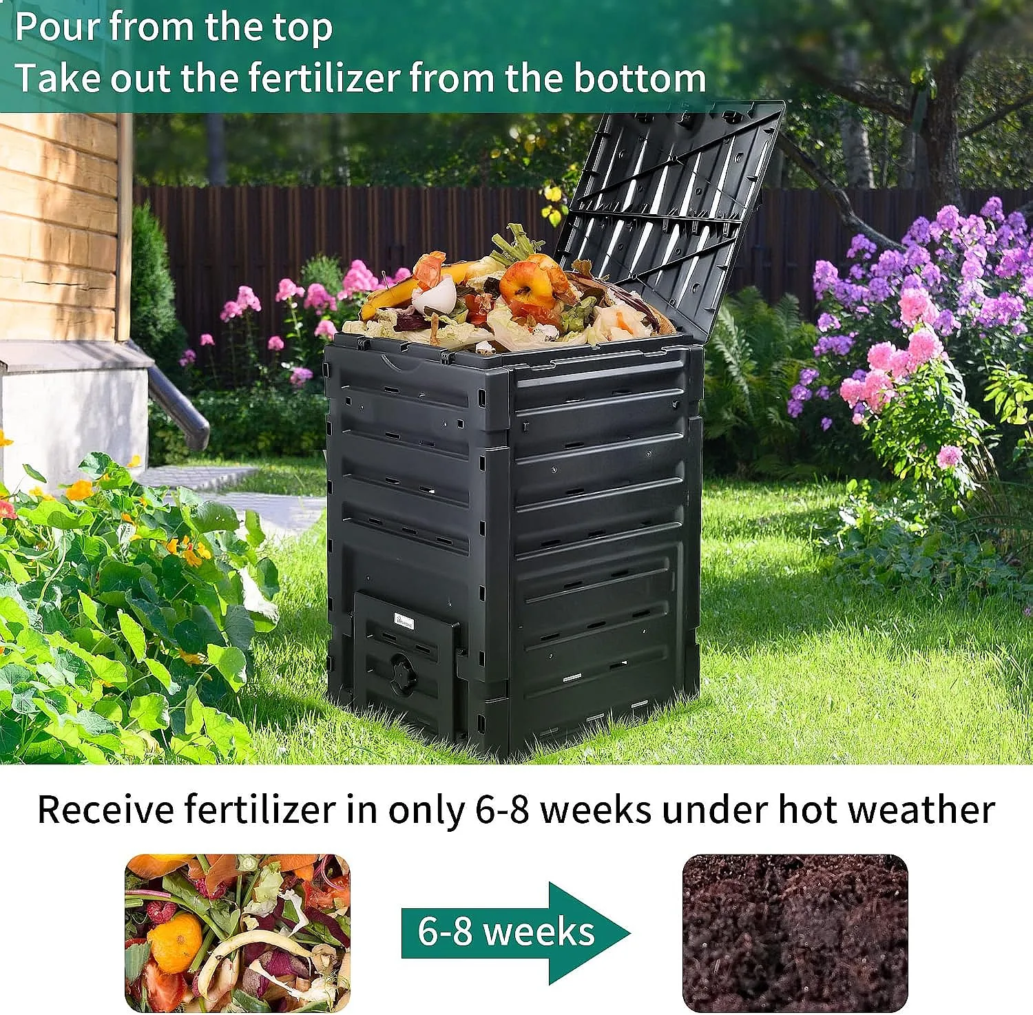 YITAHOME Bacs à compost extéri - Compost Bin avis et prix
