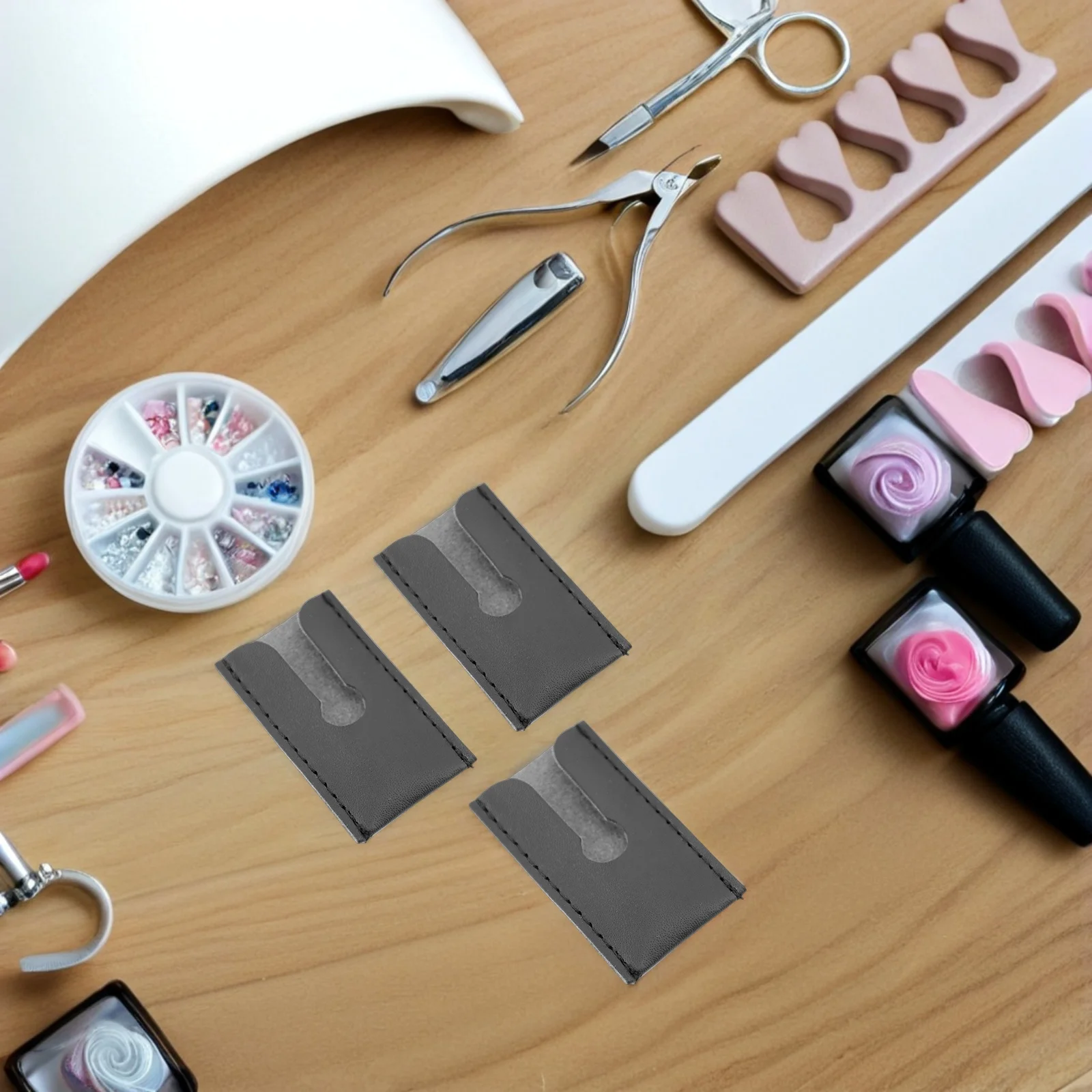 

Стильный дорожный чехол из искусственной кожи для 6 бритвенных головок, для ручных бритв с двойным лезвием, аксессуар для мужского груминга