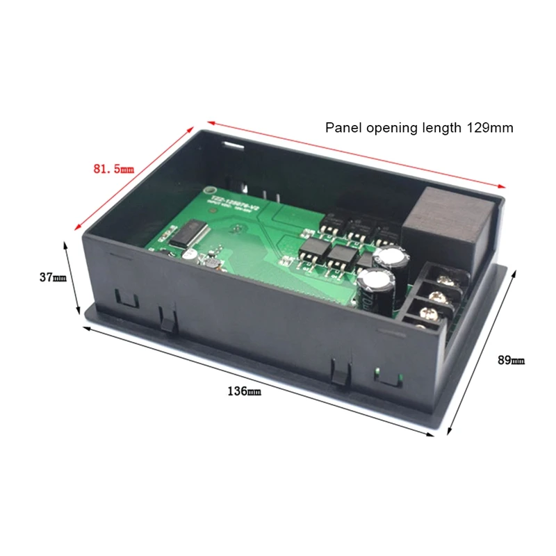 DC 10-55V Motor Speed Controller Module Digital Display 0-100% Adjustable Speed Regulator Control Governor