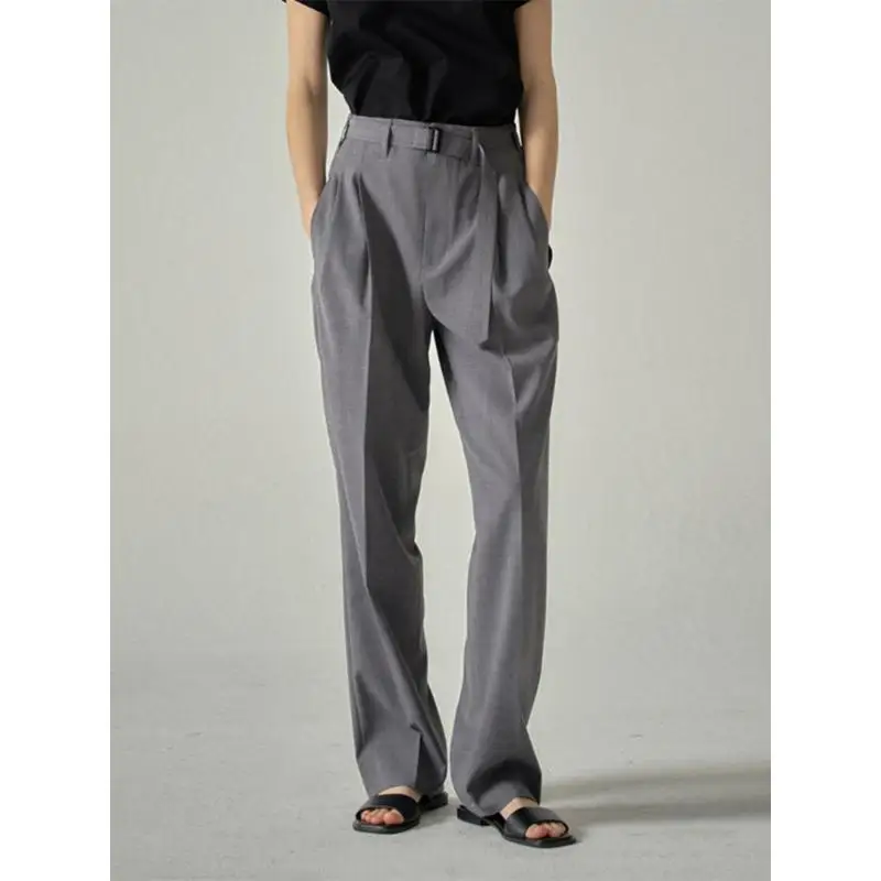 

Женские брюки Maxdutti 2026: серые, приталенные, широкие, прямые, повседневные, весна-осень