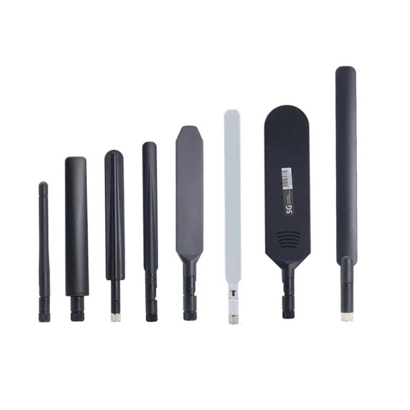 Indoor Use Foldable High Gain GSM 3g Lte 4g 5g Aerial Omni Directional Flexible 600-6000MHz SMA Stubby Rubber Cellular Antenna