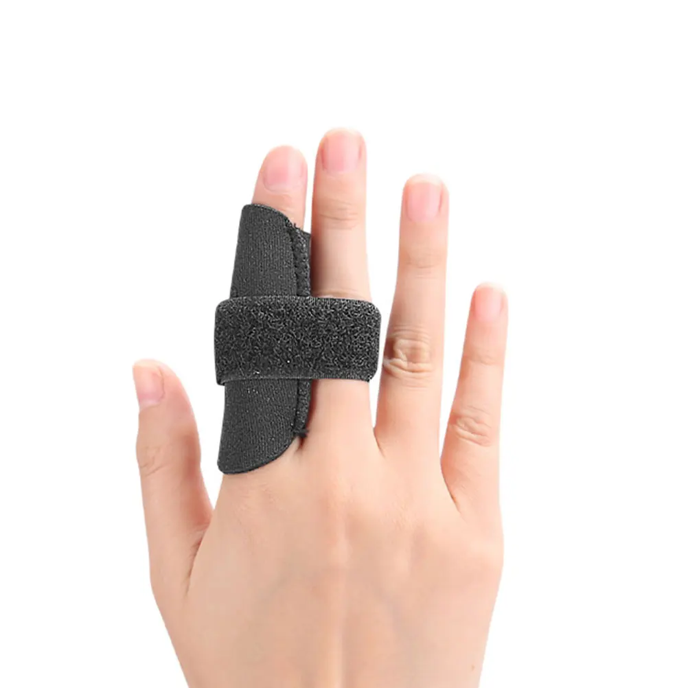 

2 Pcs Finger Guard Fixed Strap Protective Gear Athletic Tape Oxford Cloth Protectors