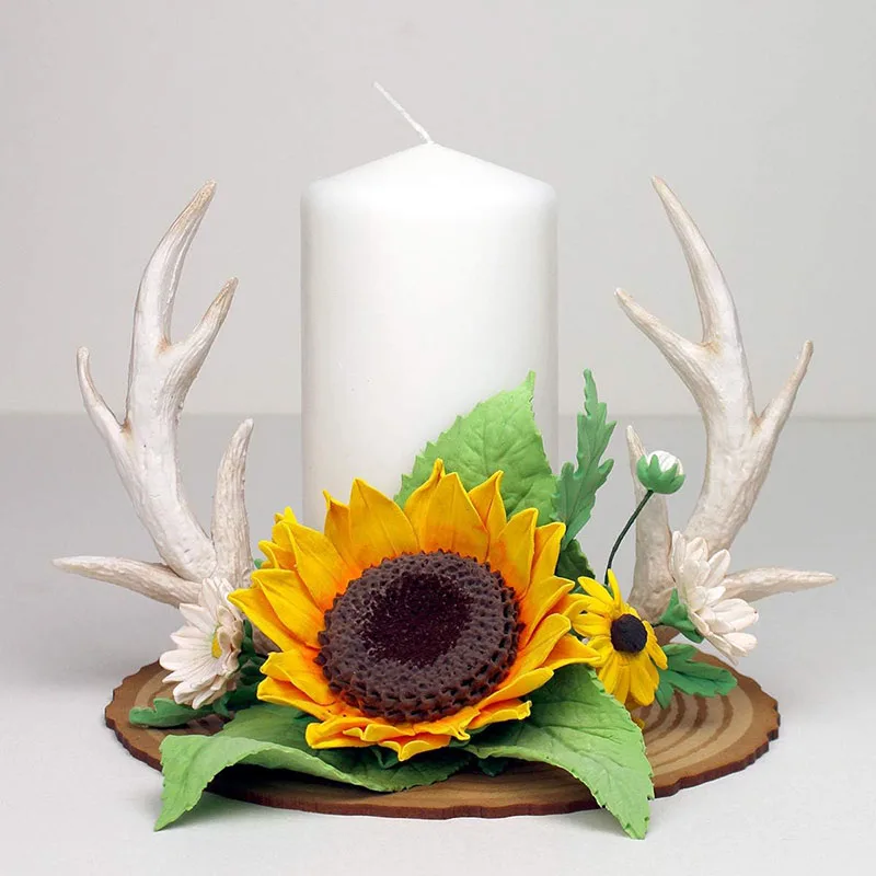 Elk Antlers Silicone Mold For Christmas Deer Horn Fondant Cake Decrating Cupcake Topper Chocolate Sugar Gum Paste Kitchen Tools