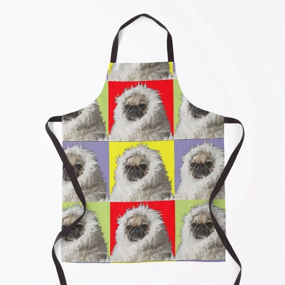 

Pug Love Colour Pattern Snuggle Fashion Couture Apron Barber Kitchen Chef Professional Barber christmas 2025 Apron
