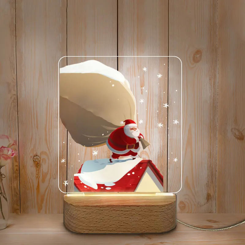 

【Exclusive Customization】Christmas Special - Charming Cartoon Pattern Night Light | Personalized DIY Gift | Festival Atmosphere