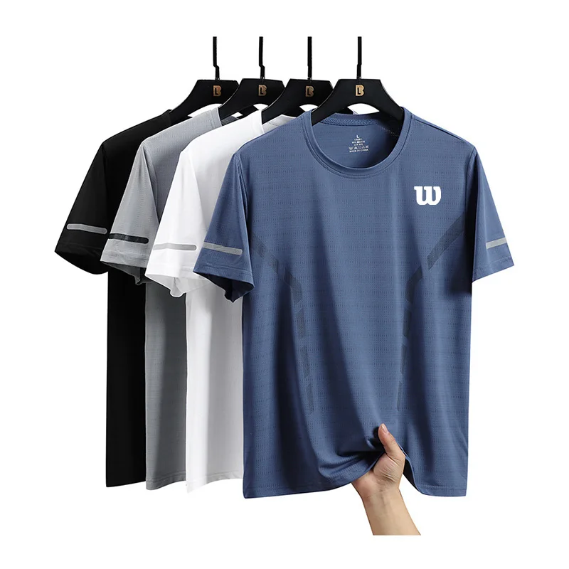 2020 New brand Men\'s wilson badminton tennis T shirts badminton fast dry Polo sports jersey 115110