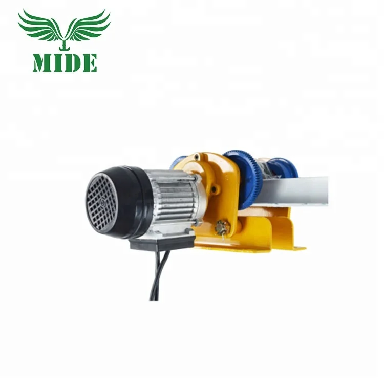 Fixed hook mini electric wire rope hoist 100kg 200kg electric micro winch 110v 220v