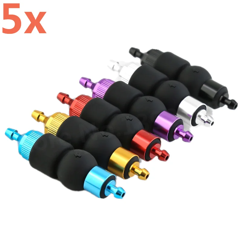 5Pcs RC Model Cars Methanol Engine Manual Oil Pump for 1/8 1/10 Scale Off-road Vehicle Universal HSP WLtoys HPI TAMIYA ARRMA