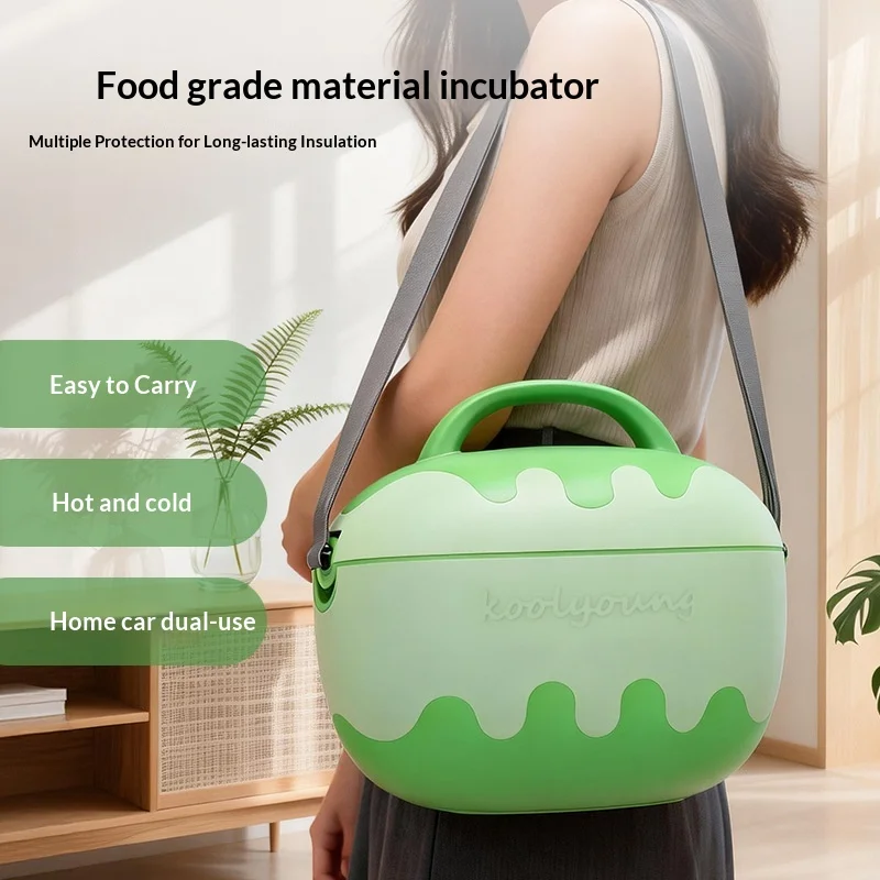 11L Portable Insulation Box Carry Back Dual-use Design Cold Warm Dual-use Fashion Refrigerator Cool Box Ice Box Camping Cooler