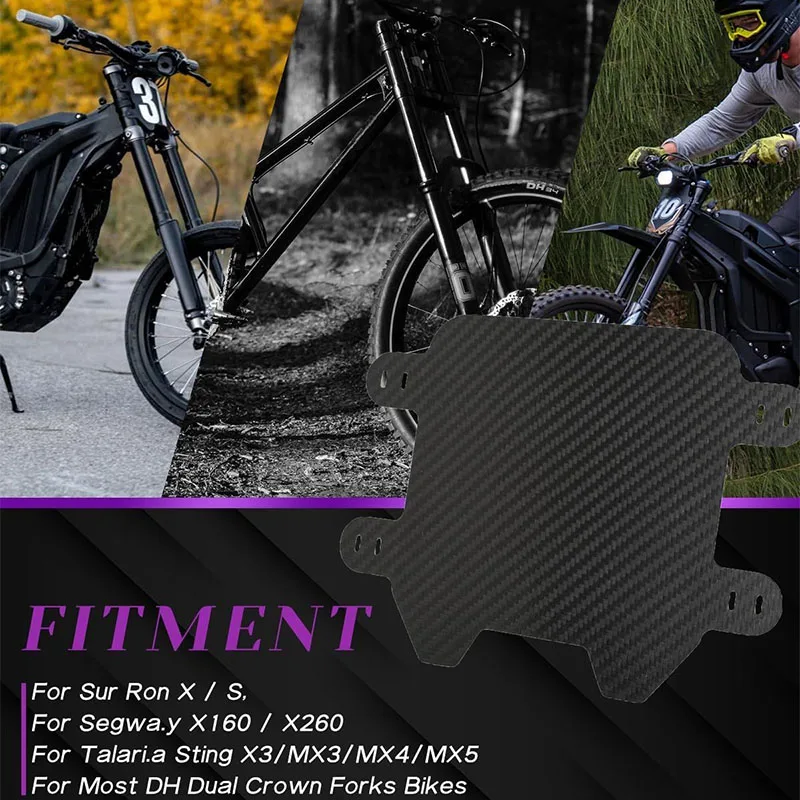 

Передний номерной знак, регистрационные знаки, аксессуары для мотоциклов для Sur-Ron S X Surron Light Bee S/X, электрический грязевой электронный велосипед