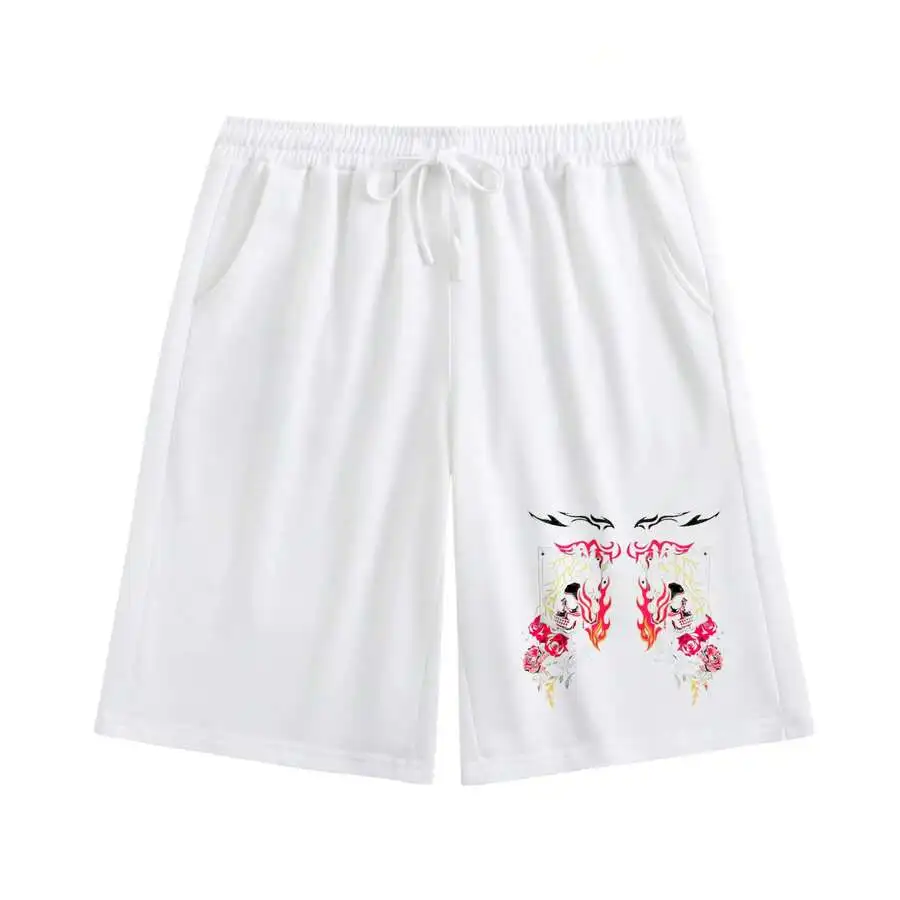 

Mens Casual Drawstring Sweat Shorts Elastic Waist With Side Pockets Y2K Streetwear Summer Lounge Shorts