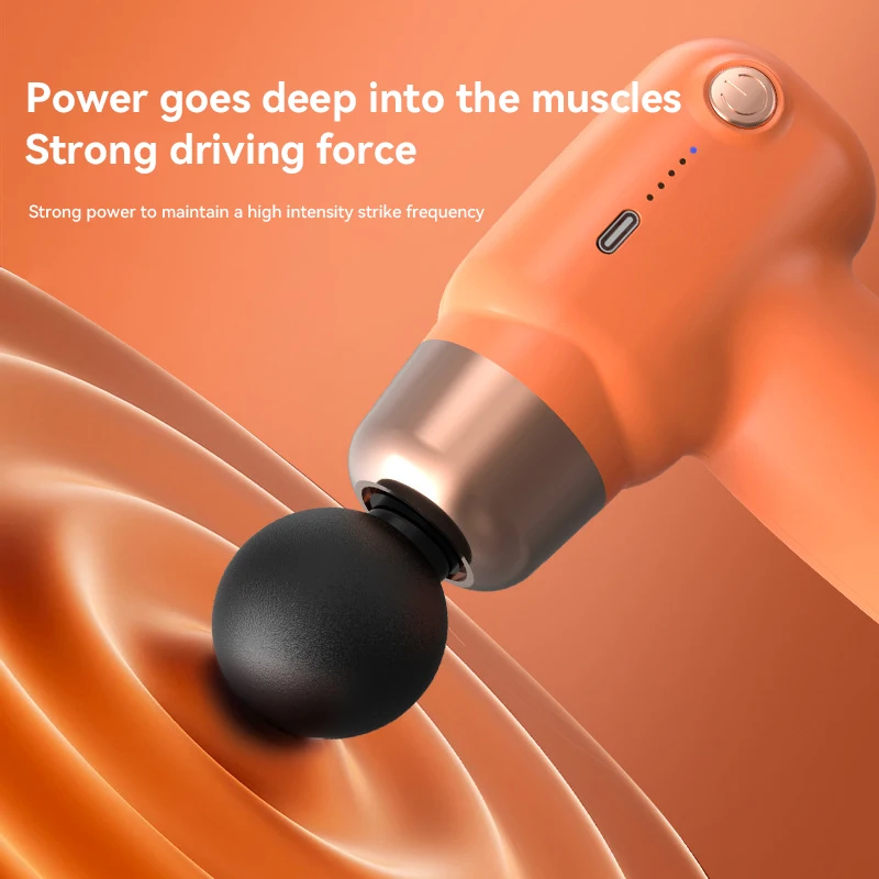 Xiaomi Mini Fascia ปืนผ่อนคลายกล้ามเนื้ออัจฉริยะ Type-c ชาร์จเงียบ Professional Home Training Massager