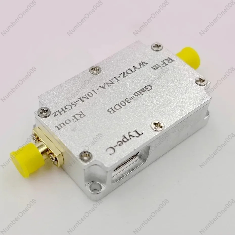 High Flatness Receiver Amplifier 10M-6GHz Gain 30DB RF Drive Hackrf One Receiver