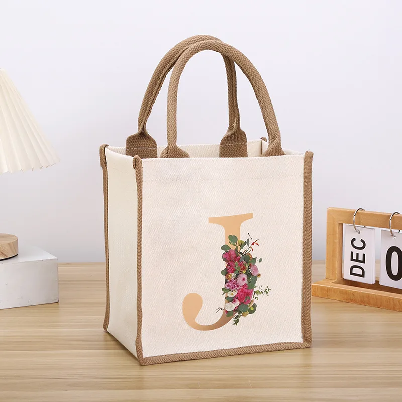 Canvas Oil Painting Tote Bag Large Capacity Environmental Shopping Bag Tote Lunch Box Waterproof Storage Bags Foldable Tote Bag