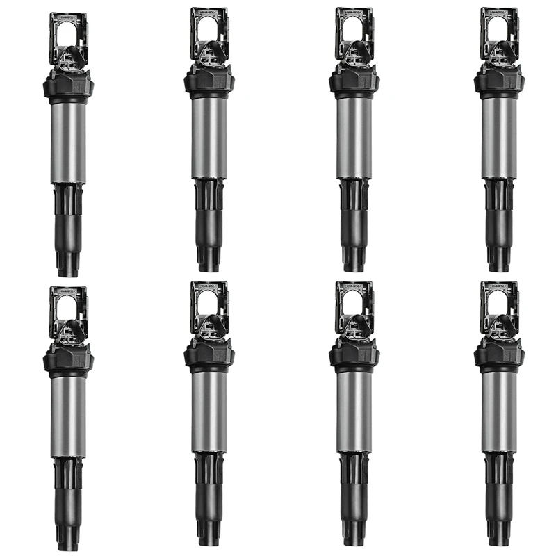 

8Pcs Car Ignition Coil For -BMW 545I 550I 645Ci 650I 745I 745Li 750I 750Li X5 12131712219 12131712223