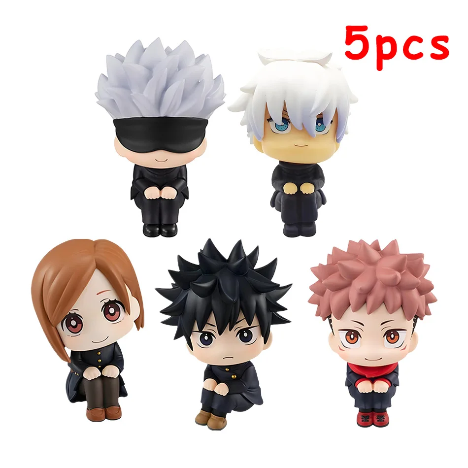 أنيمي Jujutsu Kaisen الشكل Yuta Okkotsu Itadori Yuji Gojo Satori Fushiguro Megumi Kugisaki لعبة سيارة الديكور PVC نموذج هدية
