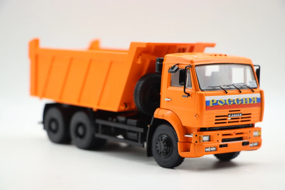 New SSM 1/43 KAMAZ-6520 Dump Truck Orange SSM1251 USSR Vehicle Diecast By Start Scale Models for Collection Gift