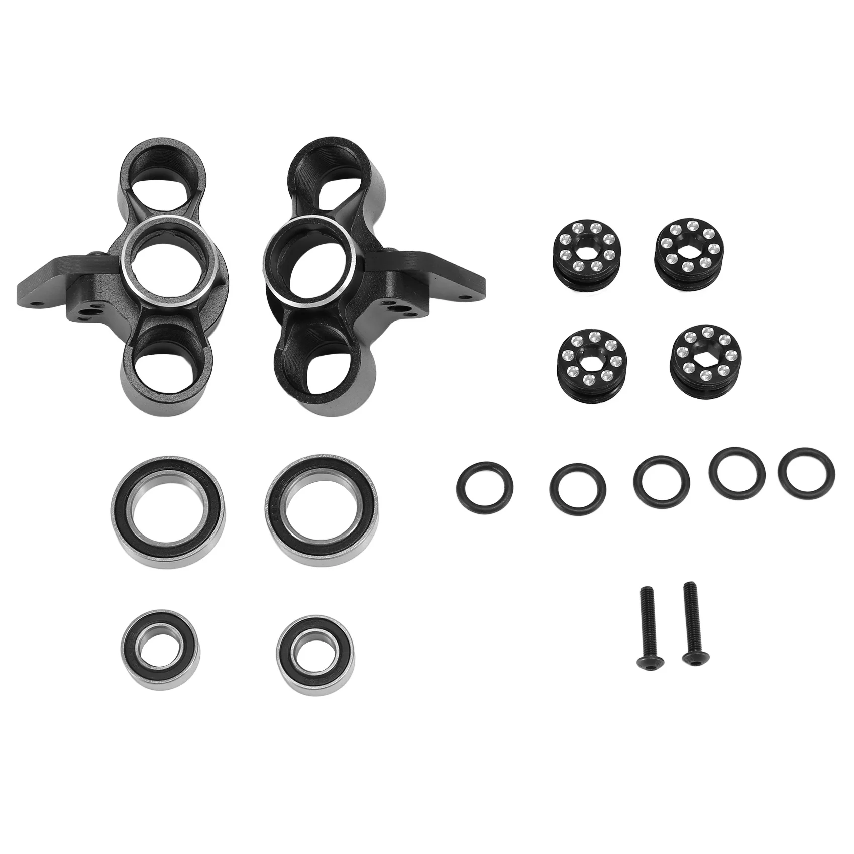 Metal Front Steering Block with Bearing for 1/8 Arrma V5 KRATON Outcast Notorious 6S RC Car Upgrades Parts Accessories,4