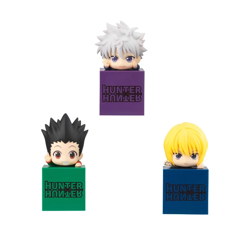 

Original Anime HUNTER×HUNTER Killua Zoldyck Kurapika GON·FREECSS PVC Action Figures Mini Hikkake Figure Model Toys