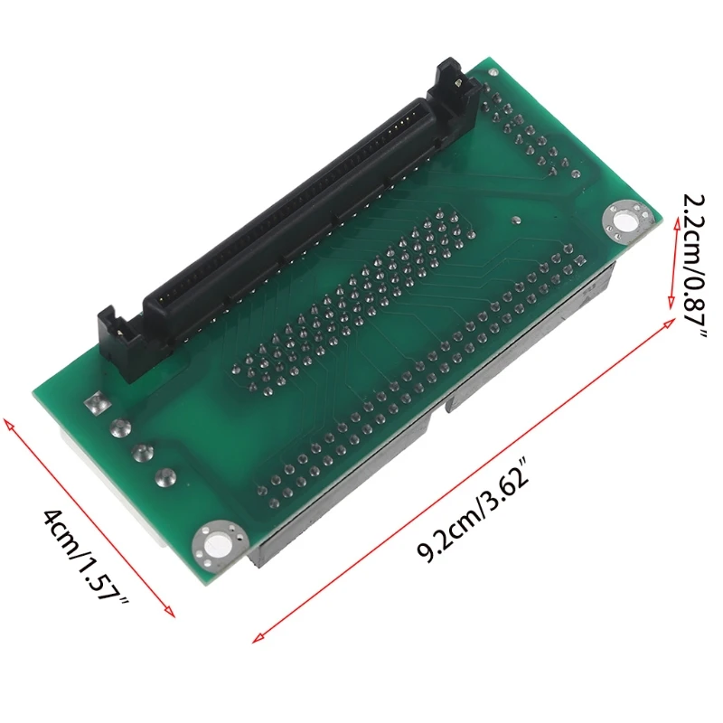 SCSI 80-pin, to 68-pin to 50-pin Adapter Card Transmit Data for Mini PC