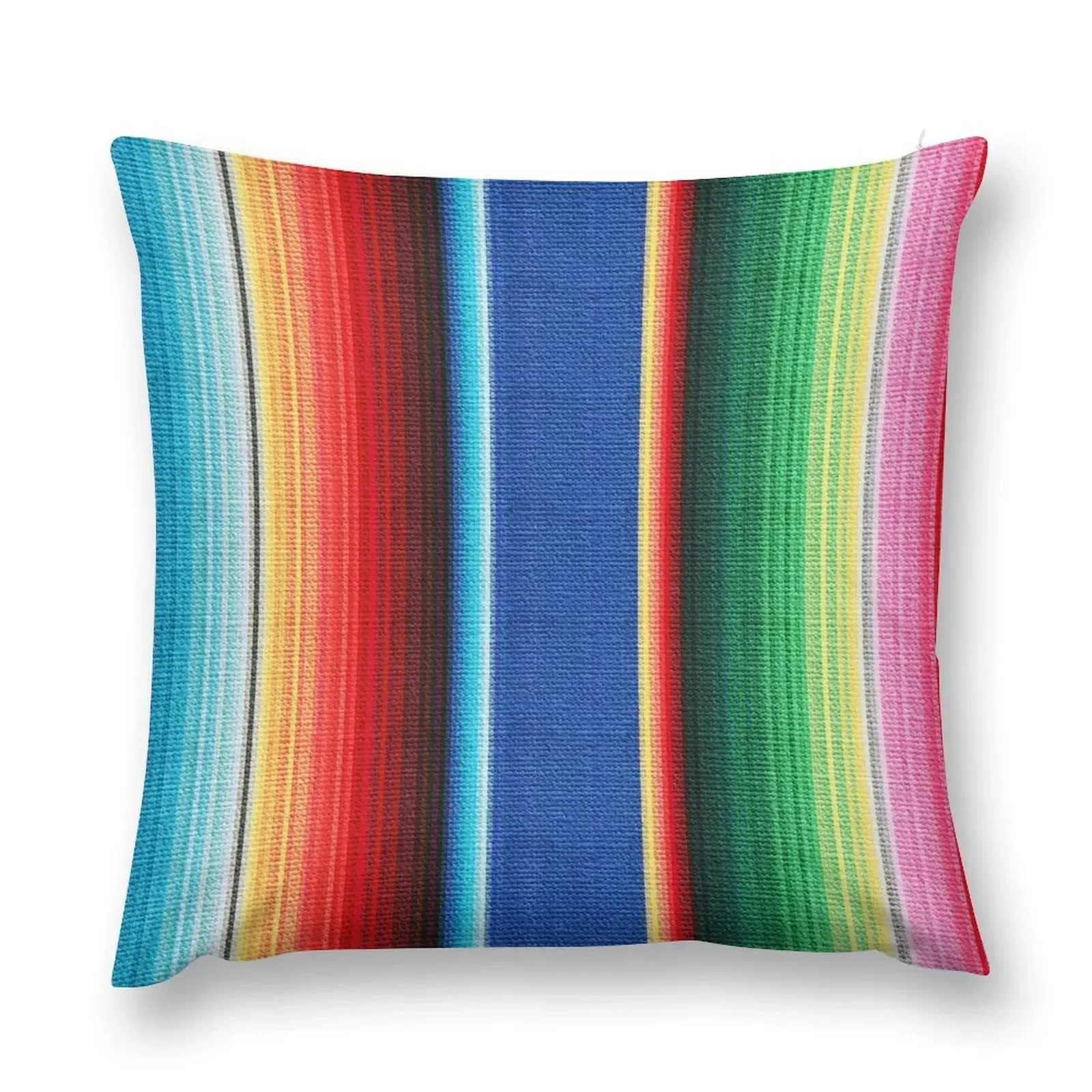 

Colorful Mexican Poncho Background Throw Pillow Rectangular Cushion Cover christmas decorations 2025 Cushion Child pillow