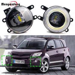 2 Pcs Car LED Fog Light Angel Eye Daylight DRL For Toyota Urban Cruiser (_P1_) 2007 2008 2009 2010 2011 2012 2013 2014 2015 2016