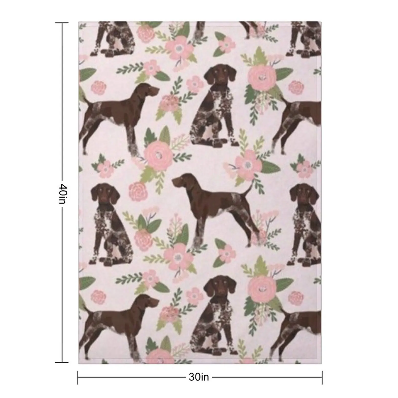 GERMAN SHORTHAIR Throw Blanket For Decorative Sofa christmas decoration Polar Cute Plaid Blankets