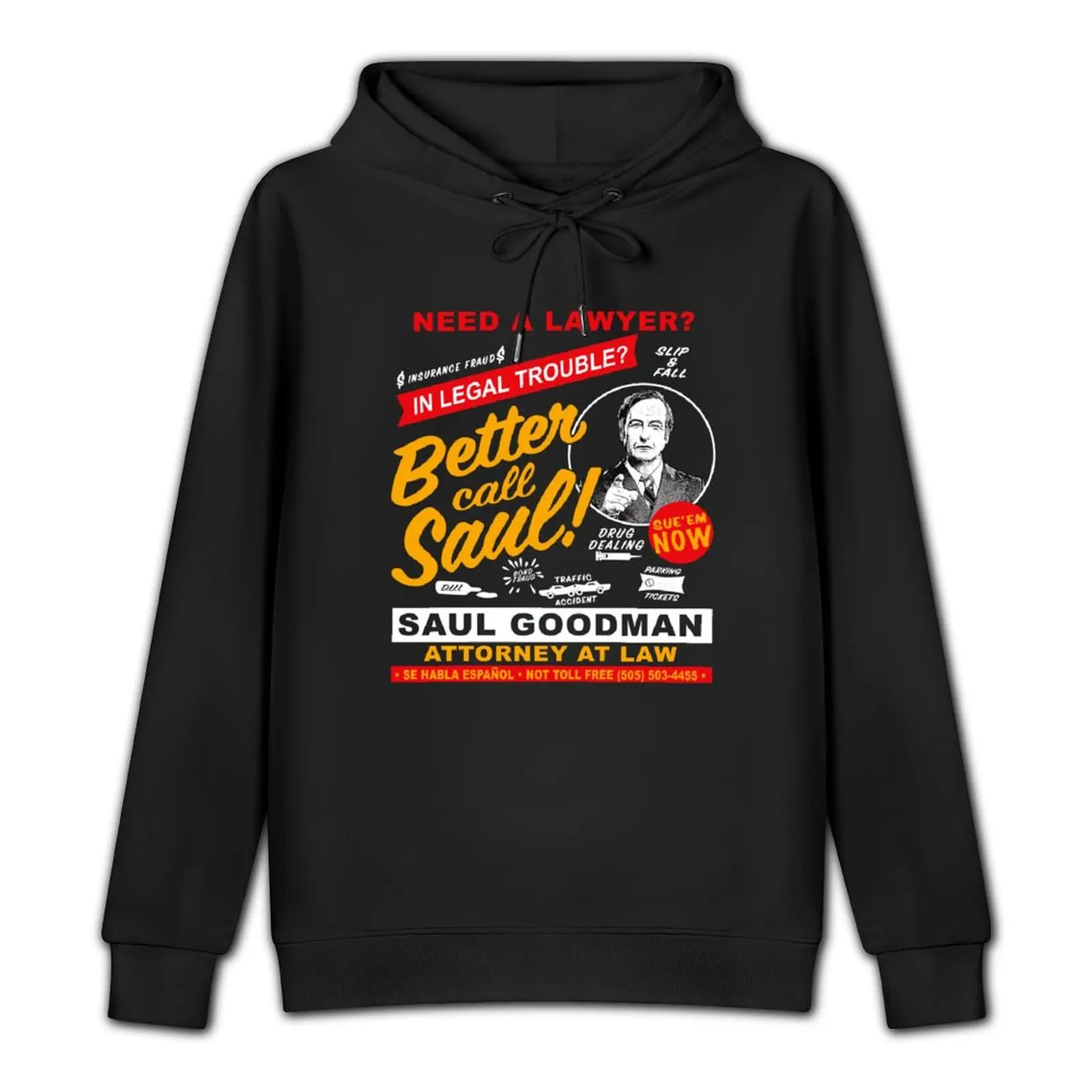 Need A Lawyer Then Call Saul Dks Pullover Hoodie men's sweat-shirt men clothing new hooded tee