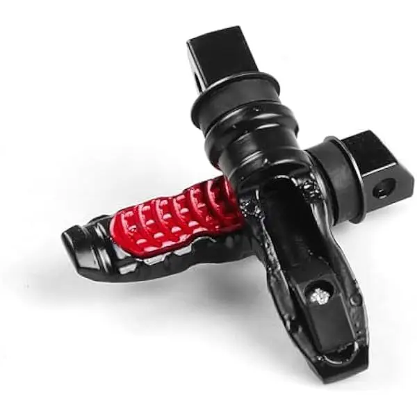 2 Pcs Aluminum Alloy Motorcycle Rear Foot Pegs Off-Road Pedal Pads Fitment Motorcycle Modification Accessories