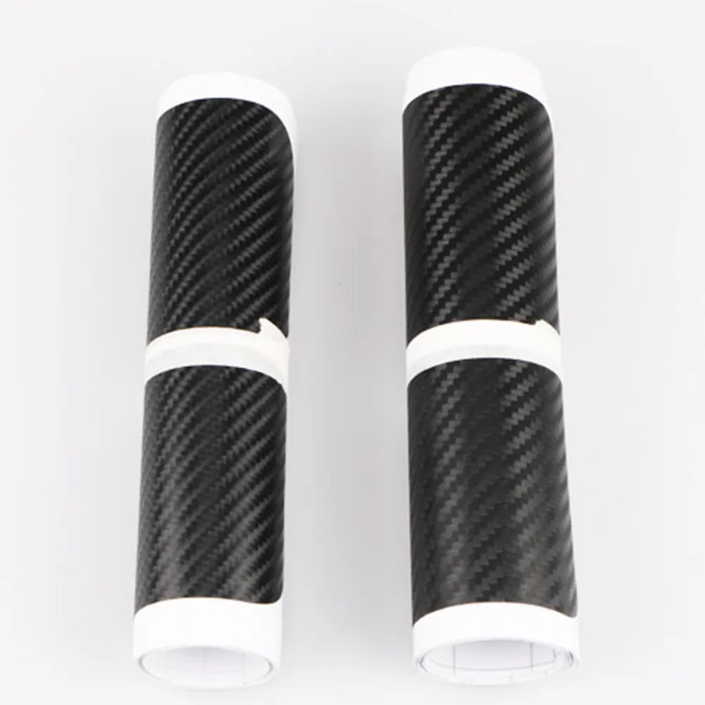 

4Pcs High-Grade Textured Carbon Fiber Car Protective Sticker Set Scratch Resistant Door Sill Auto Styling