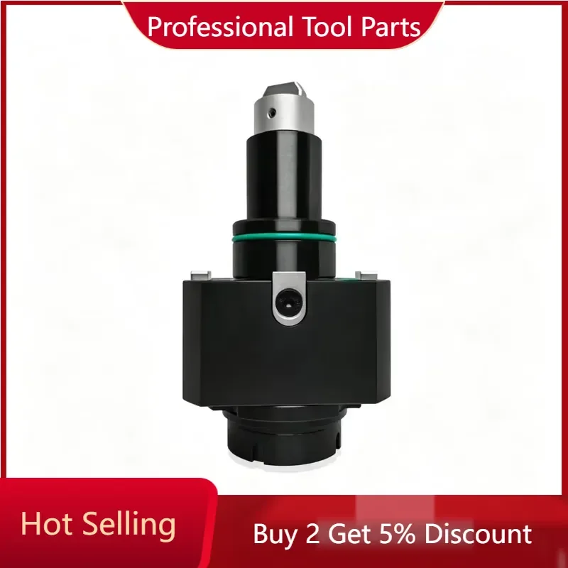 BMT 0 Degree Axial Live Tool Holder with Internal Coolant Through ER25 ER32 ER40 Driven Tool Block CNC Lathe
