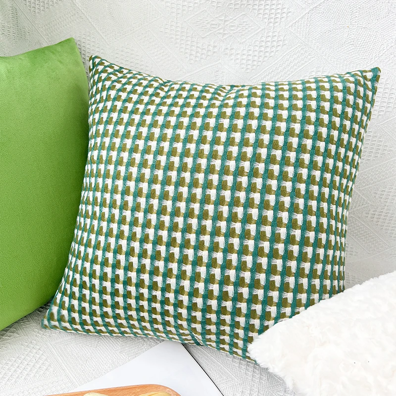 45x45 Kontrast Farben Kissenbezug Dekorative Fundas De Cojines Sofa Wohnzimmer Wohnkultur Ins Nordic Stil Wurf Kissenbezug