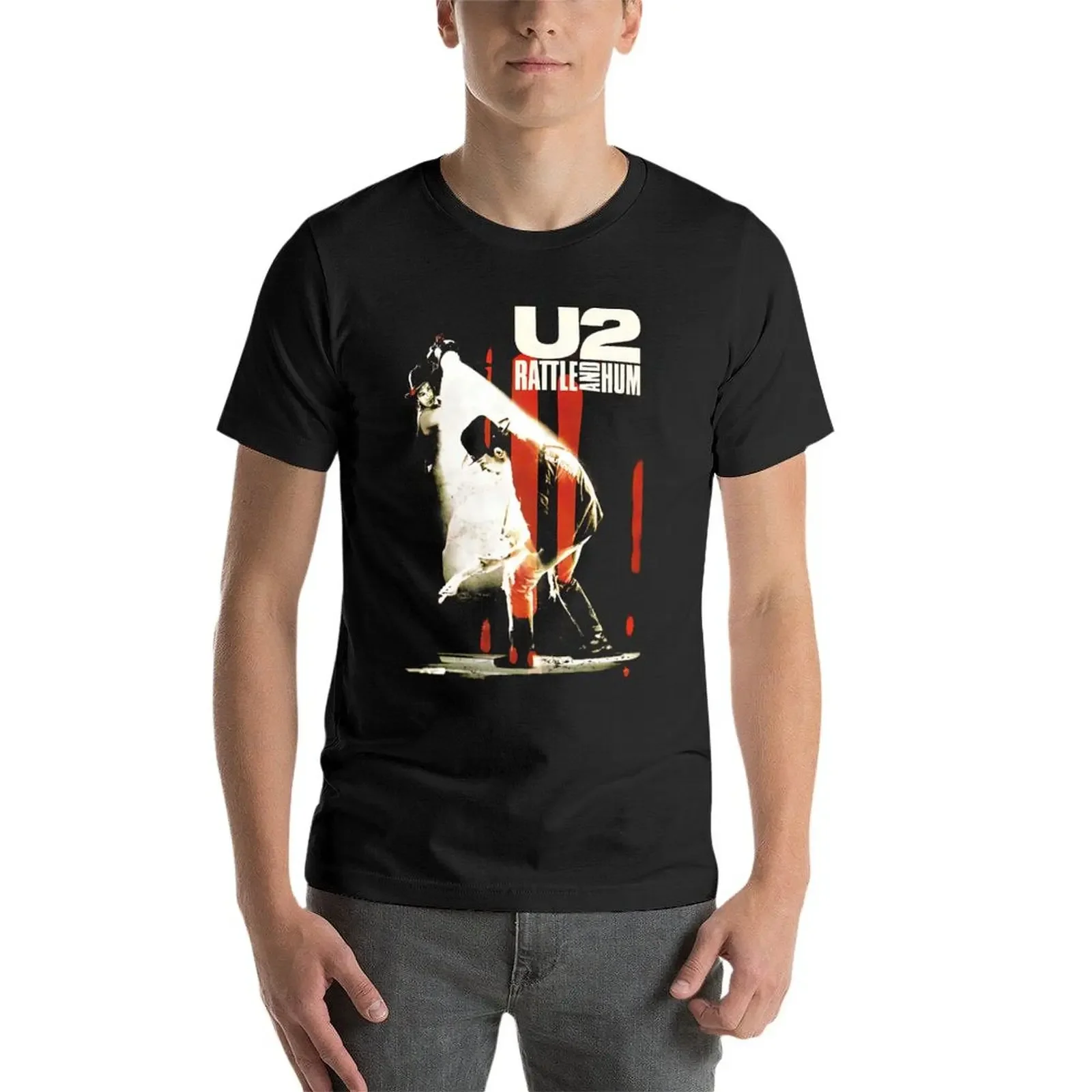 Gsf564y>> U2 Bono, U2 Bono, U2 Bono, U2 Bono, U2 Bono, U2 Bono T-Shirt Customizers Effen Zwarte T-Shirts Heren