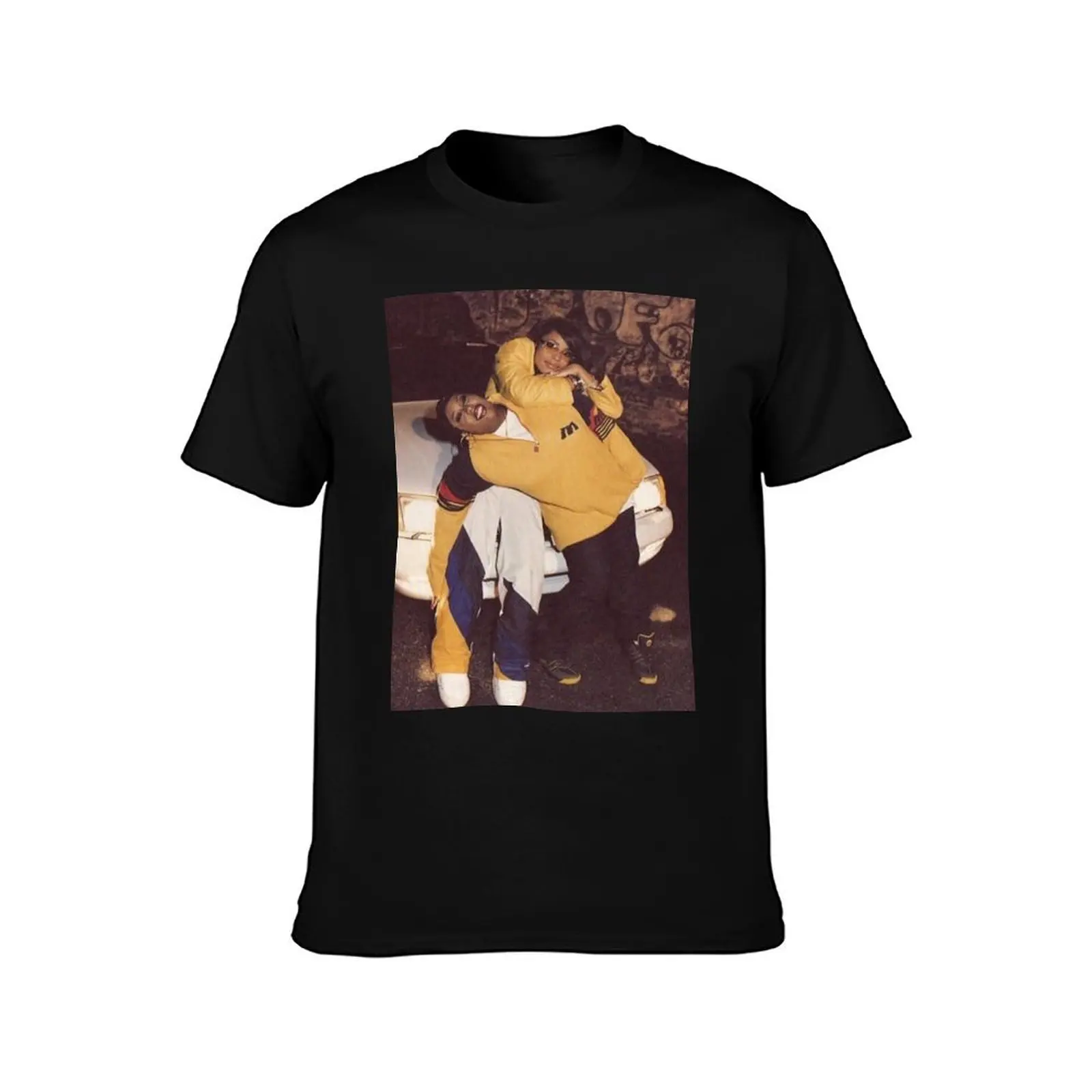 Missy Elliot and Aayilah 90s T-Shirt Breathable Workout Short Sleeve Top T-Shirt