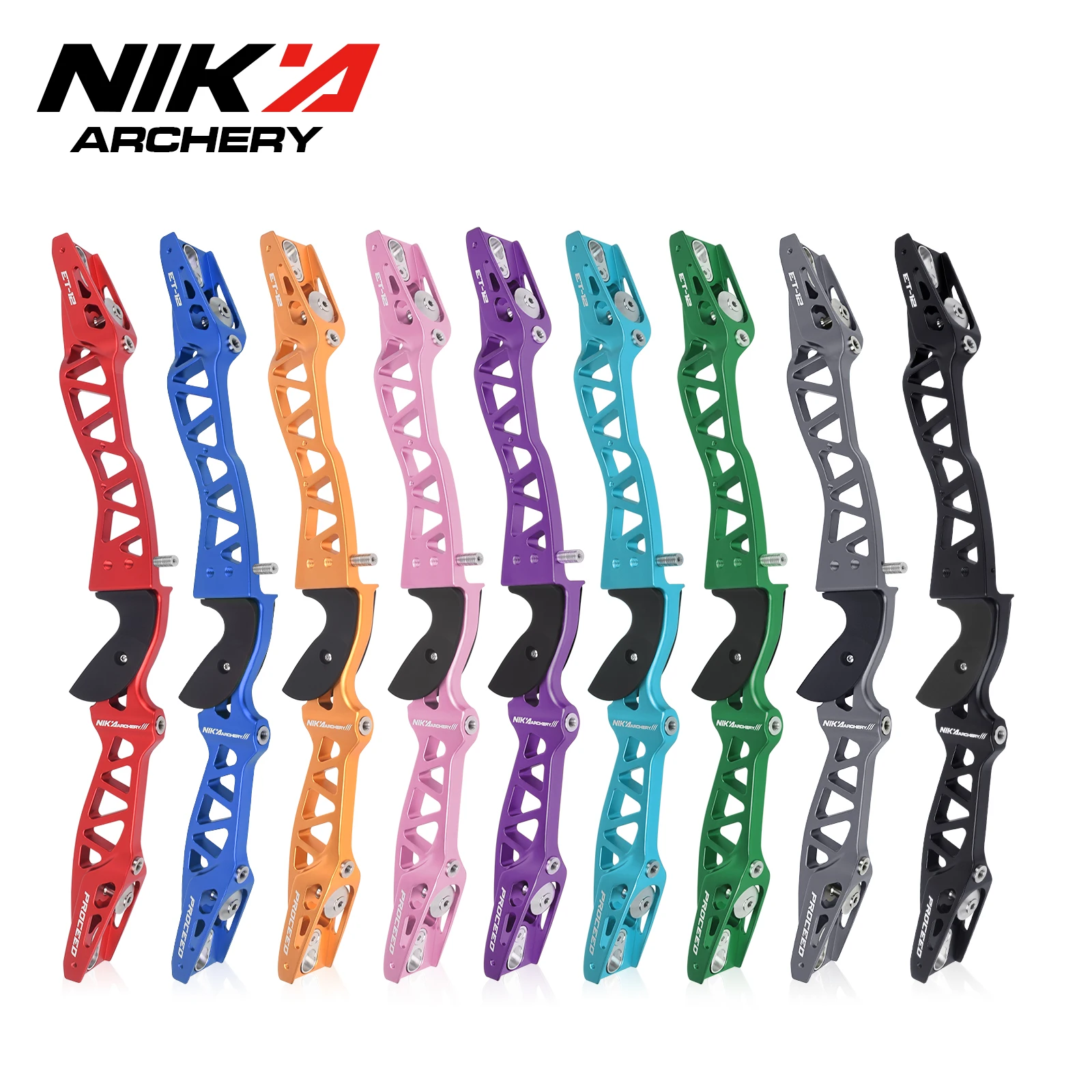 NIKA Archery  25inch ILF Recurve Left/Right Hand Traditional Take Down Bows ILF ET-12 Protoss Recurve Bow Handle Riser