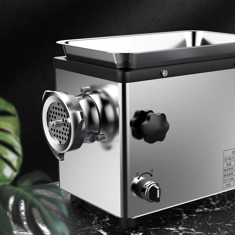 Penggiling Daging Listrik Blender 1300W Penggiling Daging Stainless Steel untuk Konsumen dan Komersial Pengolah Makanan Peralatan Rumah Tangga