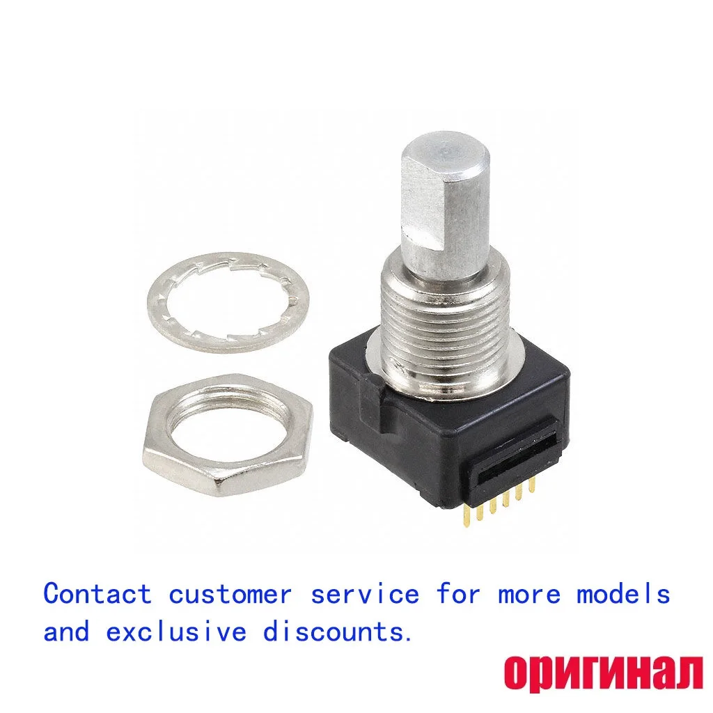 CTS 291V1022F832AB Optical Incremental Rotary Encoder 8PPR, 32 Detents, Vertical, With Momentary Push Switch