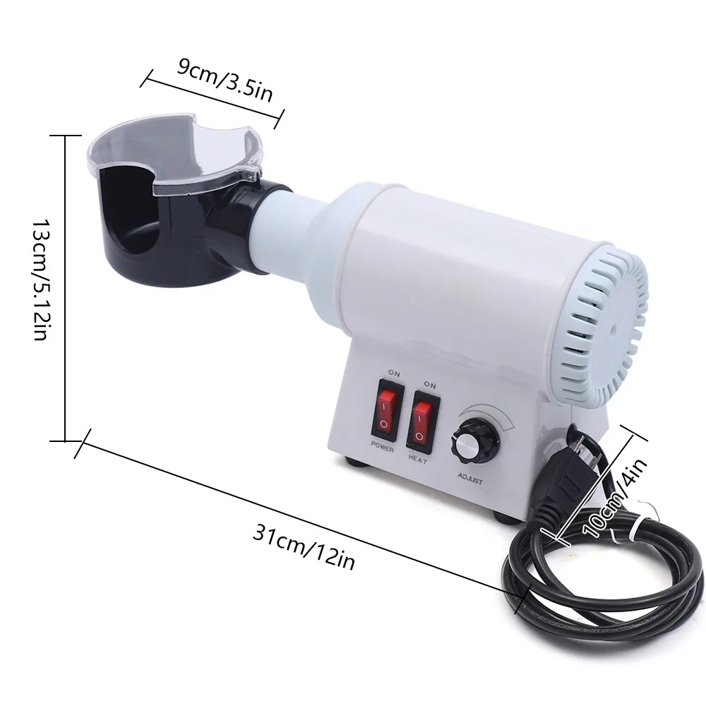 650 واط الهواء الساخن النظارات البصرية الإطار دفئا سخان درجة الحرارة قابل للتعديل 70-130 ℃ /158-266 ℉