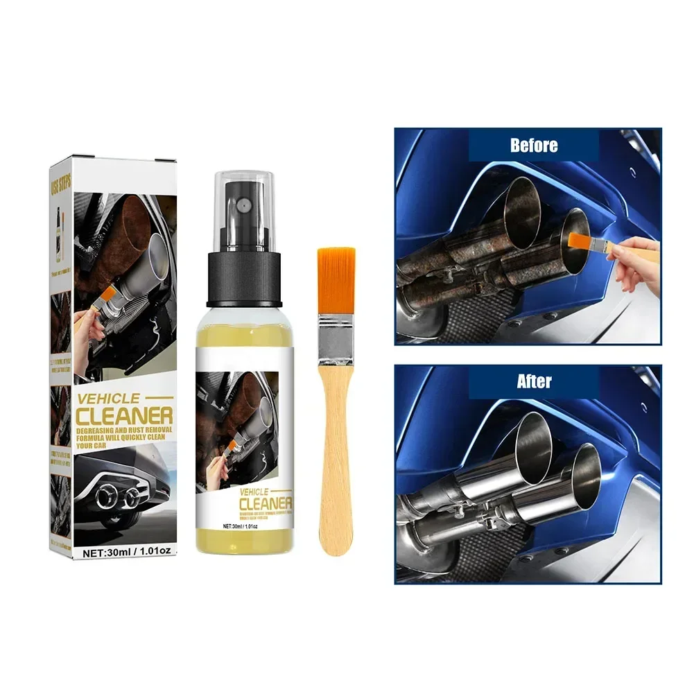 30ml Powerful Rust Remover Spray With Brush Automobile Multifunctional Rust Remover Car Accessories Rust Prevention