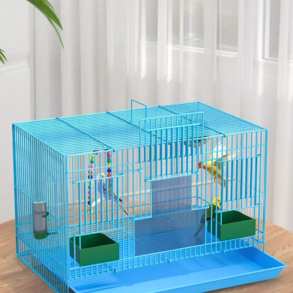 Large Bird Cage Modular Wire Enclosure For Parrots Budgie Finch Cockatiel Breeding Villa Breathable Pet Supplies