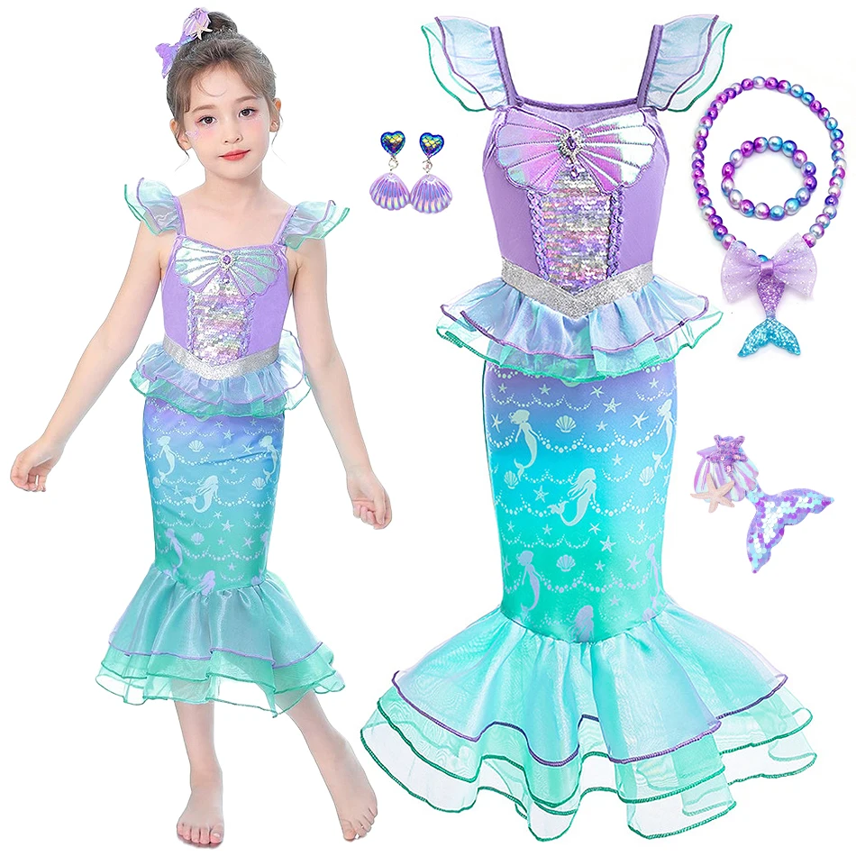 Girls Mermaid Sequi…