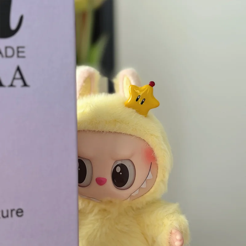 ل 17 سنتيمتر Labubu ملابس دمى بحار البحرية مطوي فستان الزي مجموعة ل Labubu 1 2 3 جيل موضة Kawaii مصغرة زي