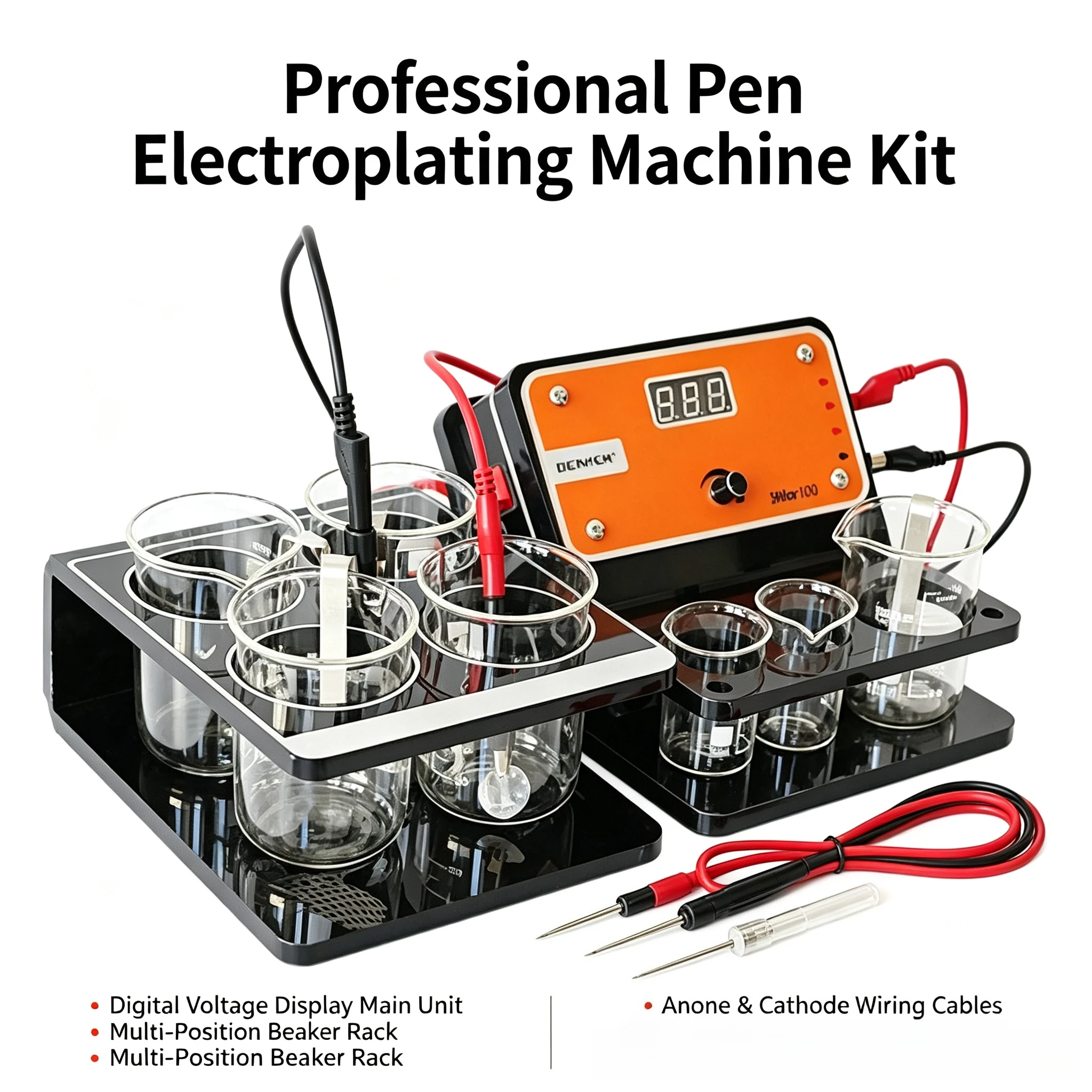 110V 220V Pen Electroplating Machine For Gold Silver Copper Jewelry Decoration Repair DIY Craft Metal Surface Plating Equipment