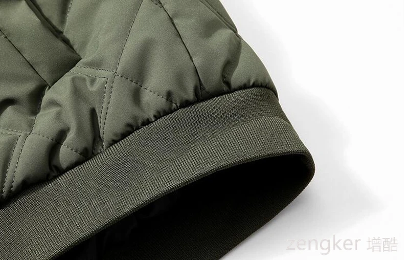 Plus Size Men's Winter Padded Jackets - Thick Quilted Baseball Collar Coats Warm Cotton-padded Outerwear for Fall & Winter