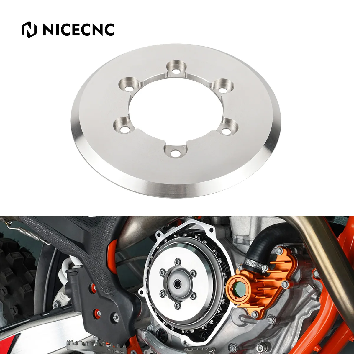 For GasGas EC300 EC250 ECF 250 300 350 EX EXF 250 300 MC MCF 250 350 450 2021 2022 2023 9 oz/255g Clutch Weight Traction Disc