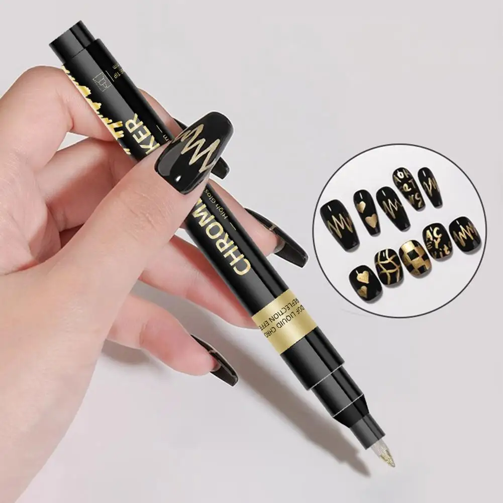 Nail Graffiti Pen Set Gel Nail Art Pen Set for Diy Manicure Drawing Painting Liner Tool Kit Quick Dry Nail Art Markers for Home