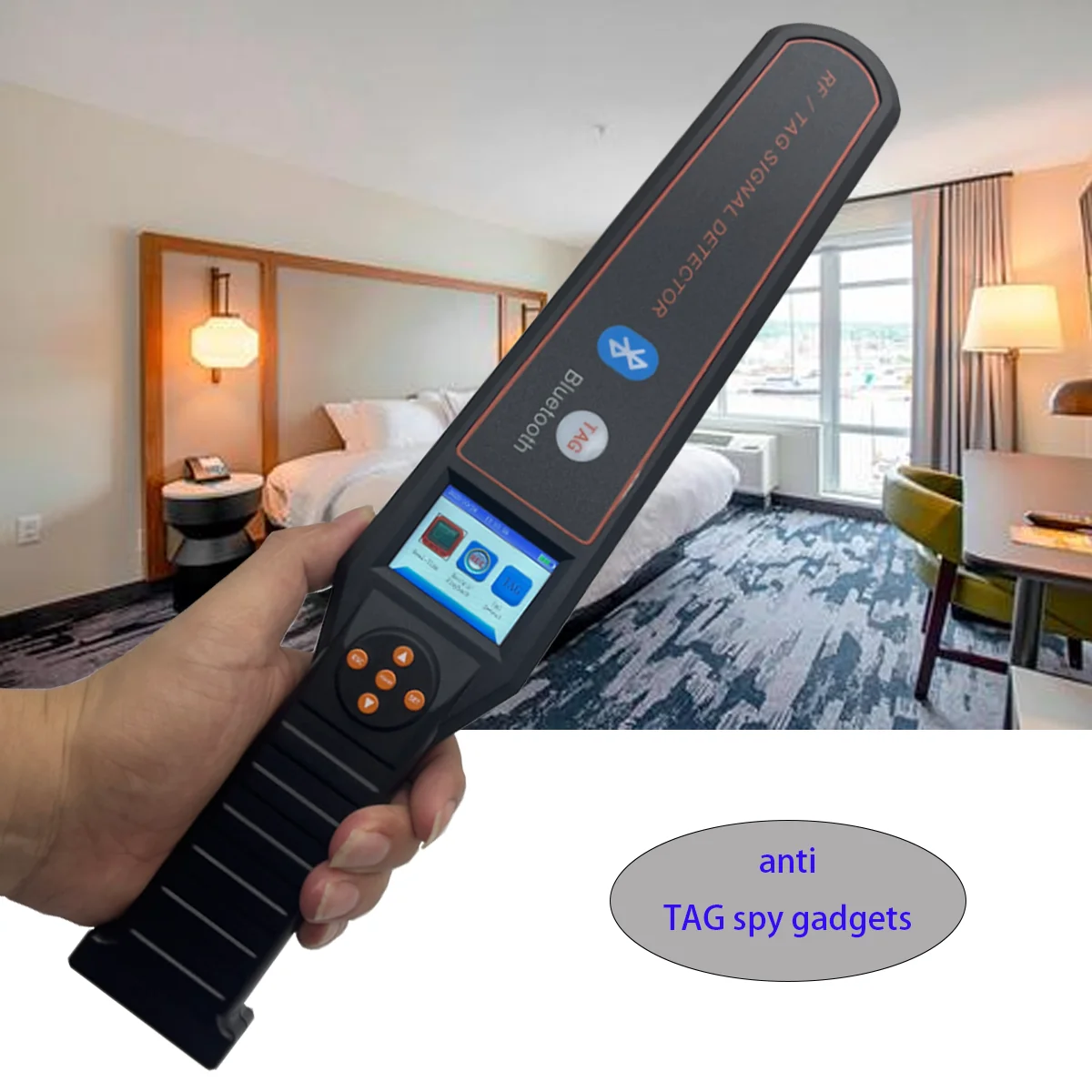 전문 블루투스 태그 탐지기 및 RF 신호 스캐너 - 애플 에어태그, 화웨이 태그, GPS 트래커, 숨겨진 카메라, 50MHz-6GHz 탐지 가능 썸네일 5