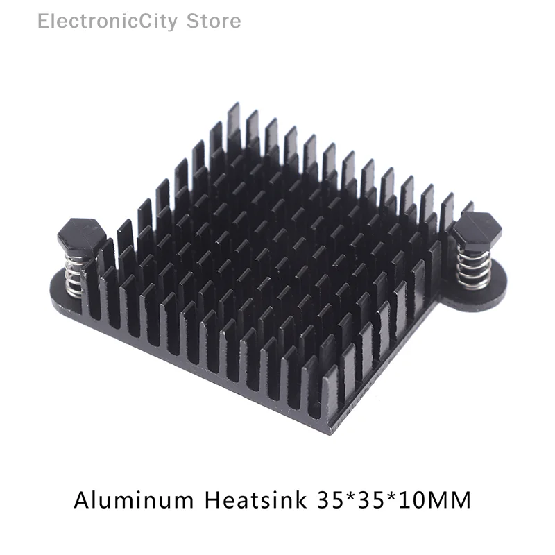 1Pc Aluminum Heatsink 35*35*10MM Cooling Pad South North Bridge Chipset Radiator