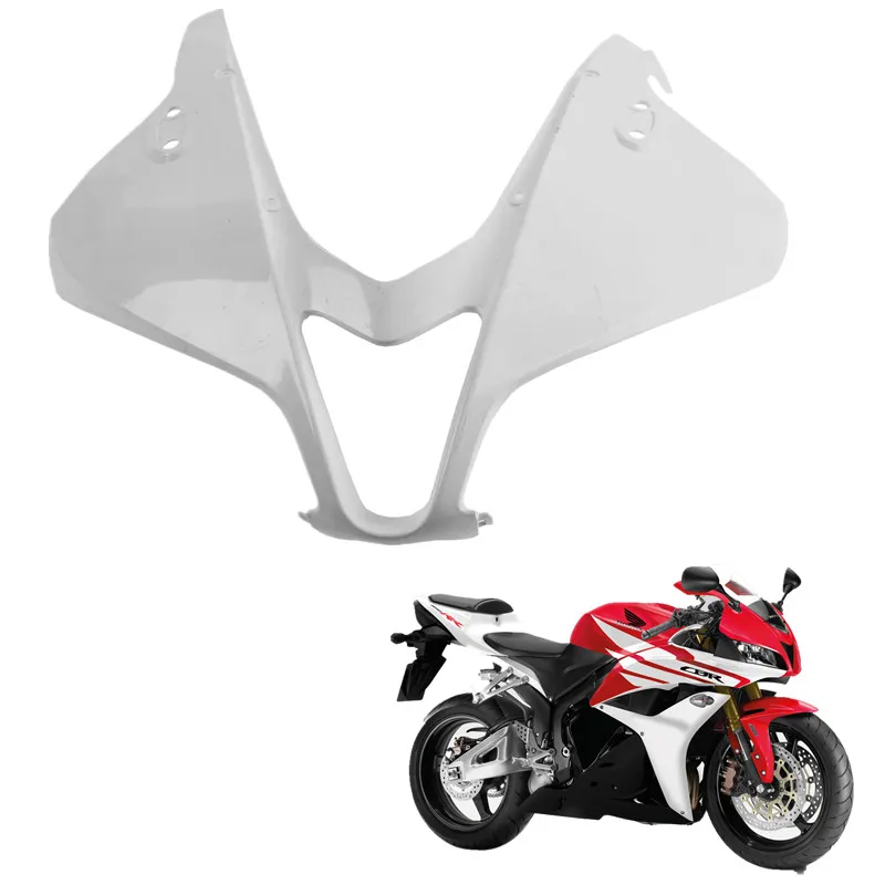 For Honda CBR600RR CBR 600RR 2007-2012 Unpainted Motorcycle Acsessories Upper Front Fairing Cowl Nose