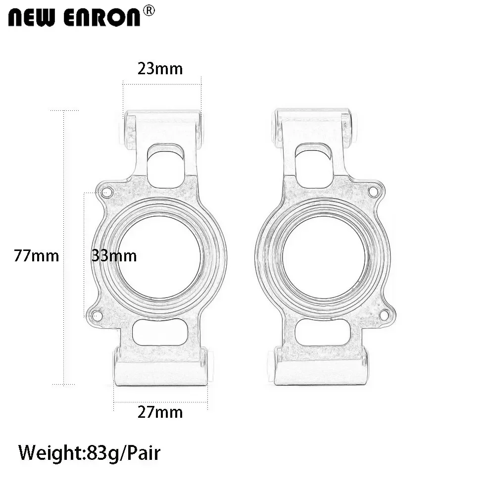 NEW ENRON #7752 Aluminum Alloy Rear Hub Carrier for RC Crawler Car Traxxas 1/5 XMaxx X-Maxx 6S 77076-4 8S 77086-4